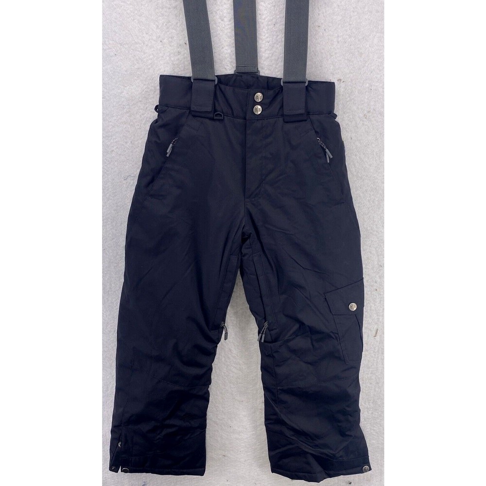 M3 Millennium Three Ski Pants Size Small Black Insulated MOE Snowboard Suspender